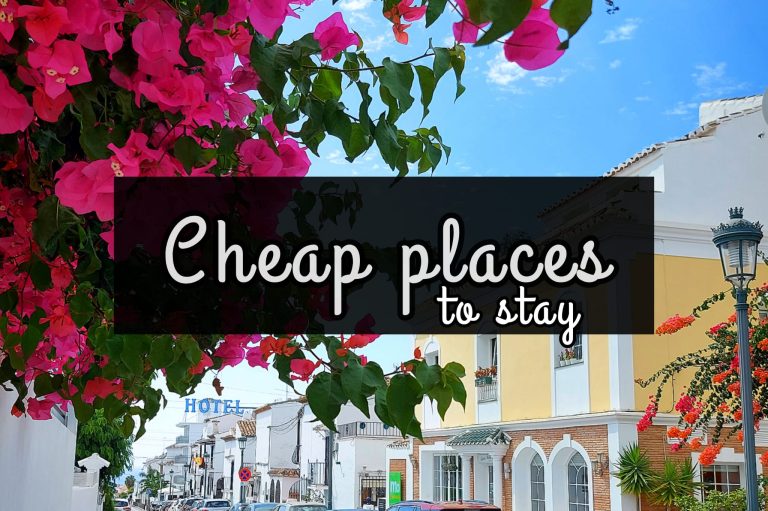 ⭐ Cheap places to stay in Nerja – Sleep in Nerja from €30 per night 🧐