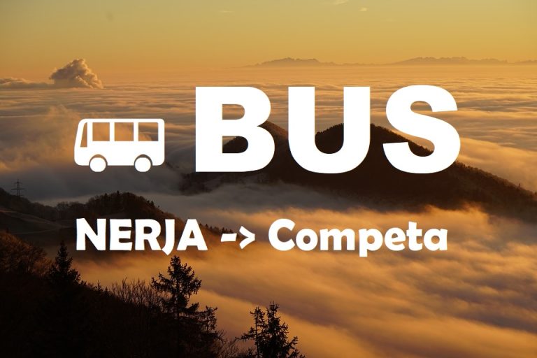 📢 Bus service to Competa from Nerja – TIMETABLE & Tickets