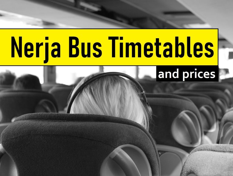 â–· Nerja Bus Timetables and Prices ðŸšŒ. BUS from NERJA to.. â†’ All destinations