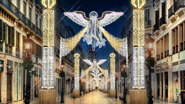 ✨ Málaga Christmas lights 2022 – Heavenly angels! ✨