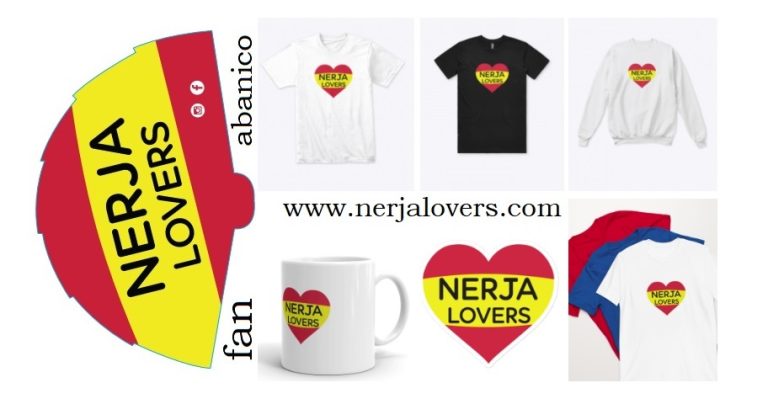 👕 Souvenirs, t-shirts and gifts with the heart of Nerja 💖