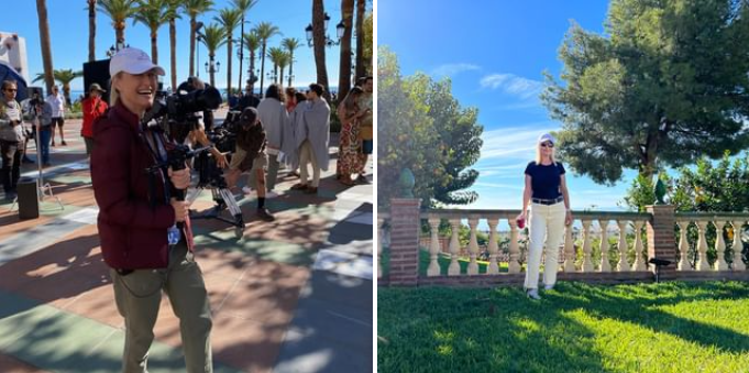 Elon Musk’s sister in Nerja for the filming of her new movie